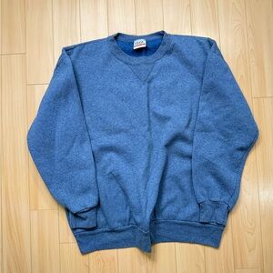 1980’s Men's Crewneck Sweater in Blue